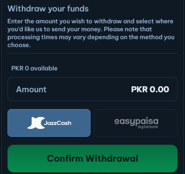 Play4Tune Game Withdraw Process