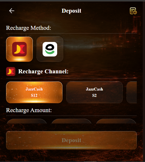 33RS Deposit Page