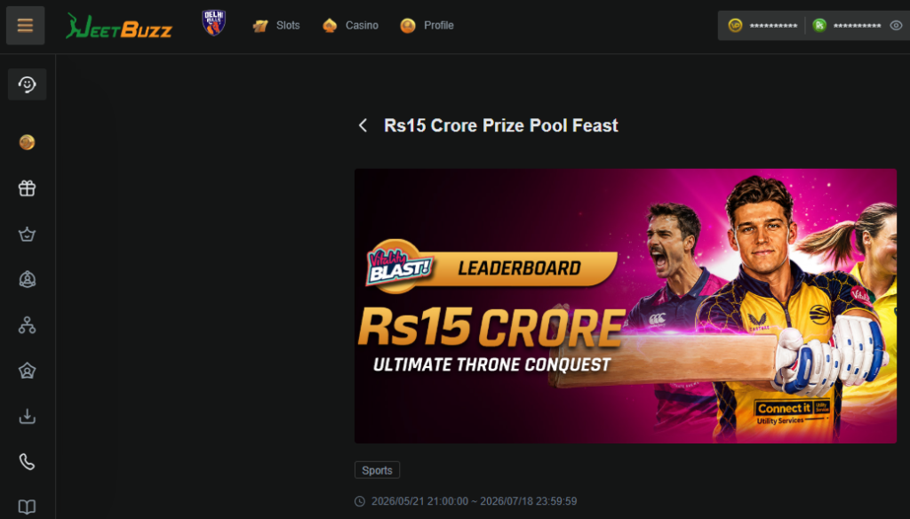 JeetBuzz Pakistan Welcome Bonus