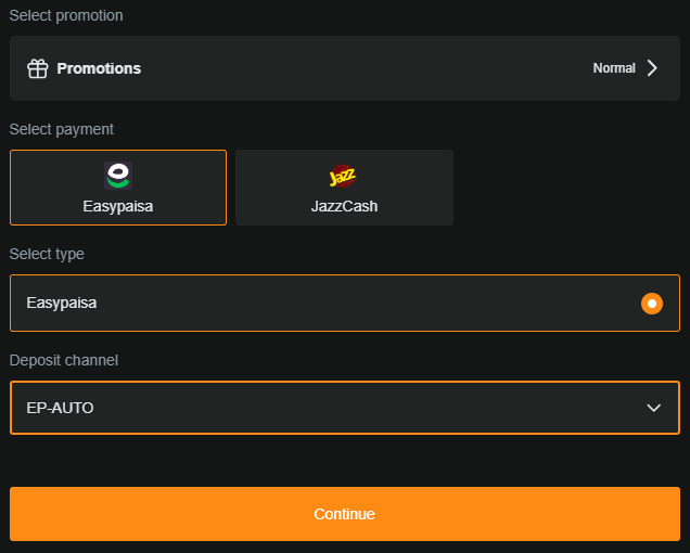 JeetBuzz Pakistan Deposit Methods