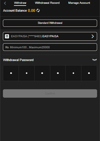 GGR678 Game Withdrawal Process
