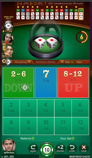 PKMega Win Game features and betting options
