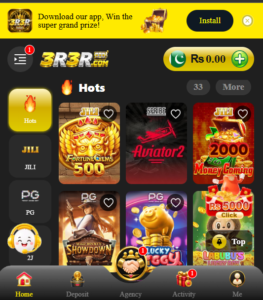3R3R Game Casino Games