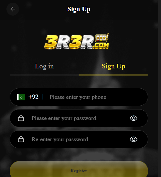 3R3R Game Registration Process