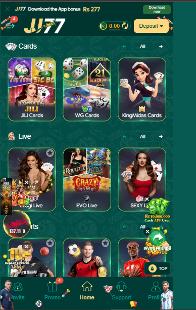 JJ77 Game Casino Games