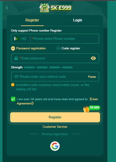 SK-E999 Registration Guide